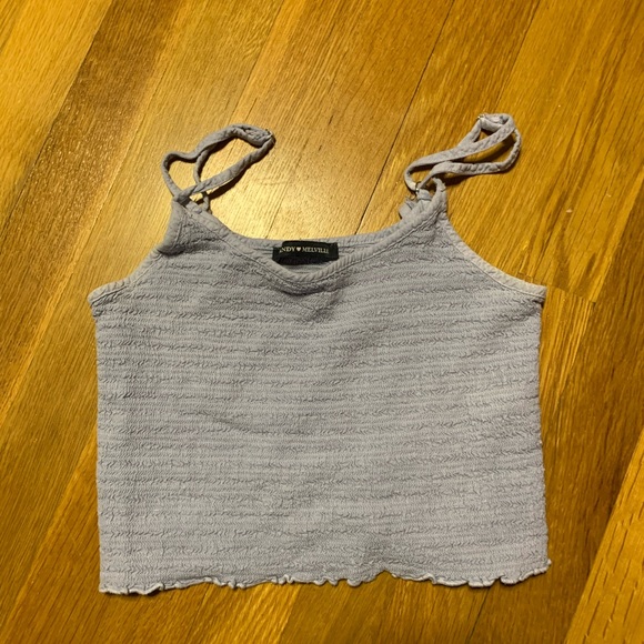 •Super cute ribbed Brandy Melville tank top💫🌊 - Picture 2 of 3